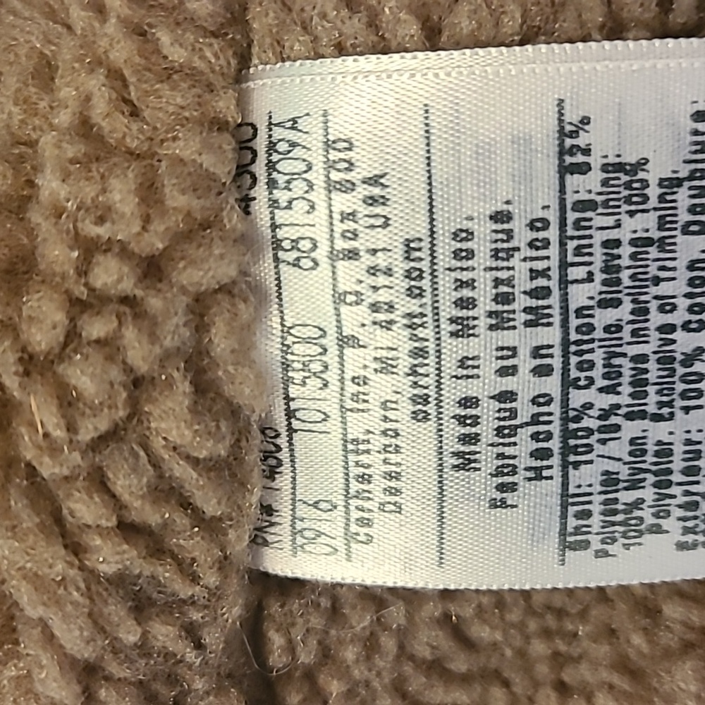 Carhartt Brown XL Tall Heavyweight Coat with Sherpa Lining - Picture 15 of 16